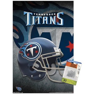 Trends International NFL Tennessee Titans - Helmet 18 Unframed Wall Poster Prints - 1 of 4