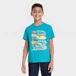 Boys' Short Sleeve 'Beach is for All' Graphic T-Shirt - Cat & Jack™ Turquoise Green