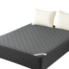 Aoibox Waterproof Mattress Protector Twin XL 2 Pack Deep Pocket 6-15 Inch Soft Breathable Noiseless Cover Gray - 2 of 4