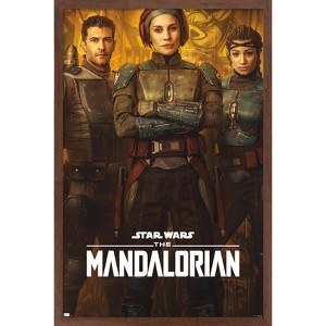 Trends International Star Wars: The Mandalorian Season 2 - Mandalorians Framed Wall Poster Prints - 1 of 4