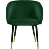 Meridian Furniture,Louise Velvet Dining Chair - 3 of 4