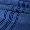 Plazatex Luxurious All Season Towel Set Durable and Breathable Material 6 Piece Navy - image 4 of 4