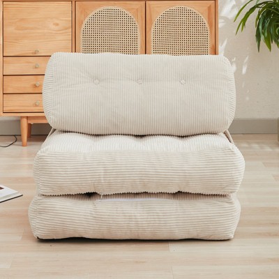 Mjkone Folding Sofa Bed, Convertible Sleeper Chair with Pillow