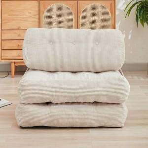 Mjkone Folding Sofa Bed, Convertible Sleeper Chair with Pillow - 1 of 4