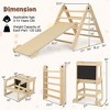 Costway 7-in-1 Toddler Climbing Toy Set with Reversible Ramp Convertible Step Stool Multi-colored/Natural - image 3 of 4