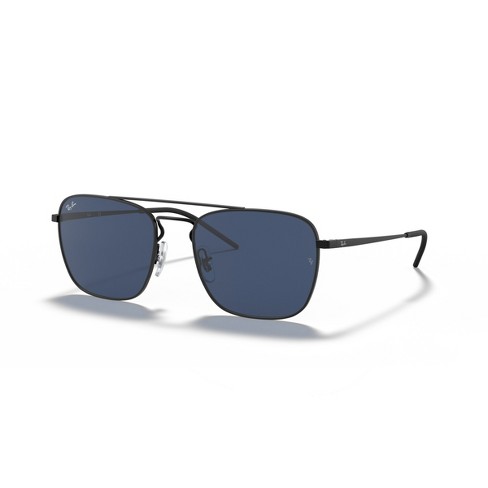 Ray-Ban Justin - Square Matte Black Frame Sunglasses For Men