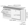 PDTEND Shoe Storage Cabinet Bench with Cushion - 4 of 4