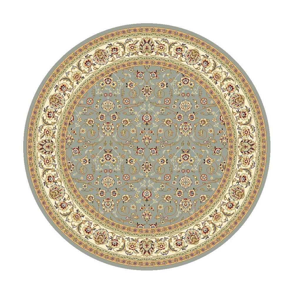 8' Holly Round Area Rug Light Blue/Ivory - Safavieh