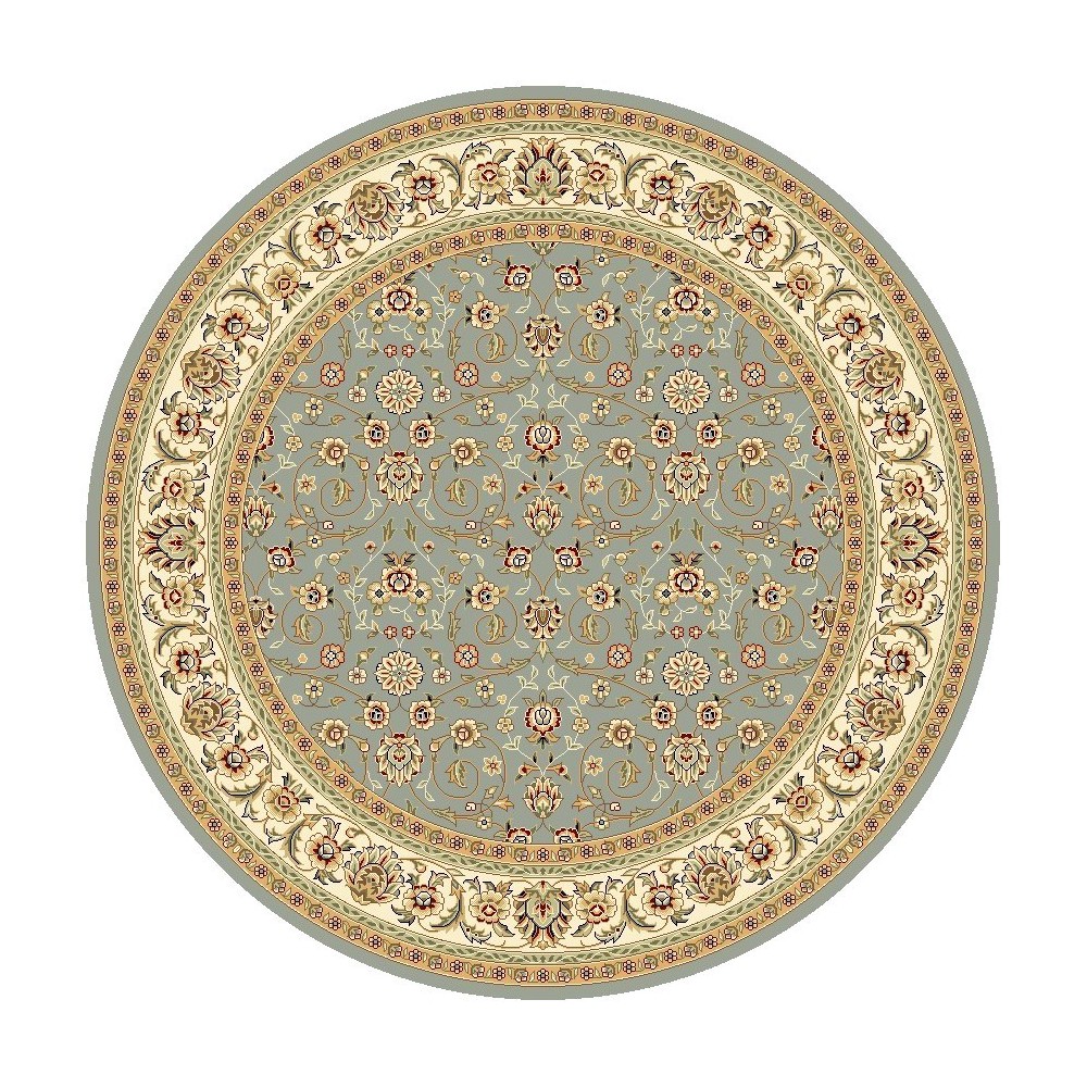 8' Holly Round Area Rug Light Blue/Ivory - Safavieh