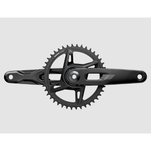 SRAM Rival 1x XPLR Wide Crankset - 165mm, 12/13-Speed, 42t, 8-Bolt Direct Mount, DUB Spindle, Black, E1 - 1 of 2