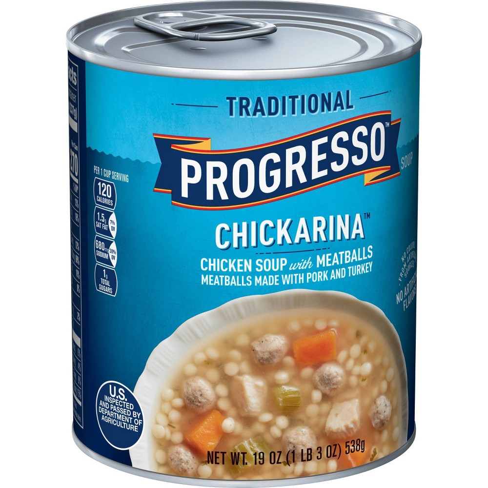 UPC 041196010329 product image for Progresso Traditional Chickarina Chicken Soup with Meatballs - 18oz | upcitemdb.com