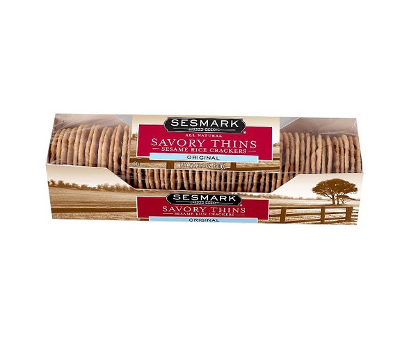 Sesmark Savory Thins Original Crackers 3.2 oz
