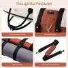 Small Gym Bag for Women with Yoga mat Holder, Mini Duffle Bag for Travel with Wet Pocket - 3 of 4
