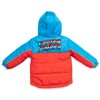 Marvel Avengers Spider-Man Hulk Black Panther Captain America Zip Up Winter Coat Puffer Jacket Toddler to Big Kid - 4 of 4