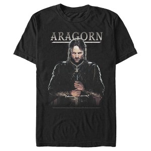 Men's Lord of the Rings Fellowship of the Ring Aragorn Sword T-Shirt - 1 of 4