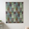 Greenland Home Fashions Jasmin Luxurious Ultra Soft Cotton Throw Blanket Jade 50" x 60" - 3 of 4