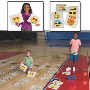 S&S Worldwide Jumbo Emoji Team Memory Game - 1 of 4