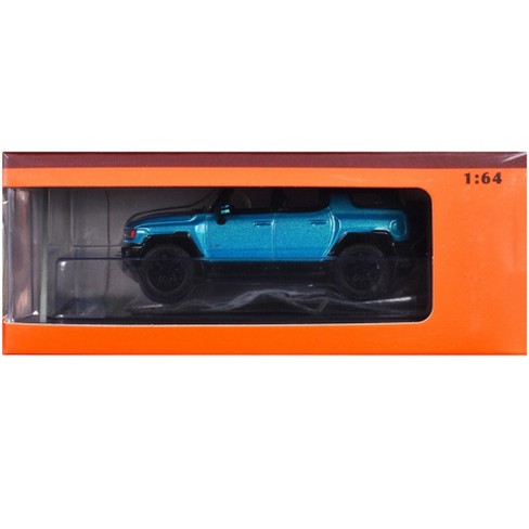 2023 GMC Hummer EV SUV Blue Metallic with Black Top 1/64 Diecast Model Car by GCD - image 1 of 3