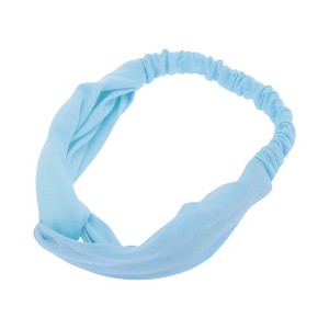 Unique Bargains Women's Simple Solid Elastic Cross Headwrap 1 Pc - 1 of 4