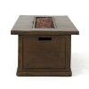 GDFStudio Lecanto Outdoor 50,000 BTU Lightweight Concrete Rectangular Fire Pit - 4 of 4