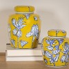 Decorative Ceramic Ginger Jar with Lid - 4 of 4