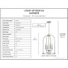 Urban Ambiance Luxury Modern Farmhouse Chandelier 23''H x 15''W,  Brushed Nickel Finish,  Armidale Collection, UHP3973 - 3 of 4