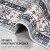 Vintage Rugs 5x7 - Machine Washable Rugs, Stain Resistant Soft Low Pile Carpets, Kids & Pets Friendly - 4 of 4