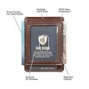 Generic Men's Front Pocket Wallet, Brown, One Size - 3 of 4