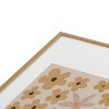 Urban Wild Studio black coffee morning tan Metal Framed Art Print - Deny Designs - 3 of 4