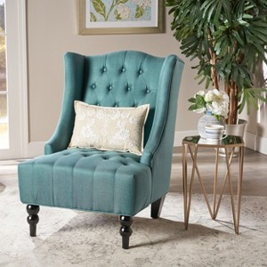 TIRAMISUBEST Upholstered Wingback Chair for Living Room/Bedroom/Study - 1 of 4
