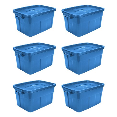 Rubbermaid ECOSense 40 Gal Wheeled Storage Totes w/ Lids, Eco