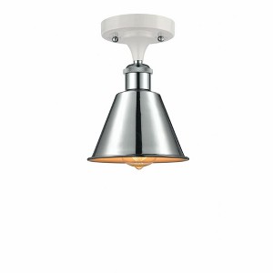 Smithfield - 1 Light Semi-Flush Mount In Industrial Style-9.5 Inches Tall and 7 Inches Wide - 1 of 1