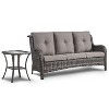 POCASSY 75" Wide Outdoor Patio Sofa with Cushions and Side Table - 3 of 4