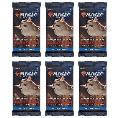 Magic the Gathering 6 Packs MTG Set Booster Pack Lot MTG Commander Legends Battle for Baldurs Gate