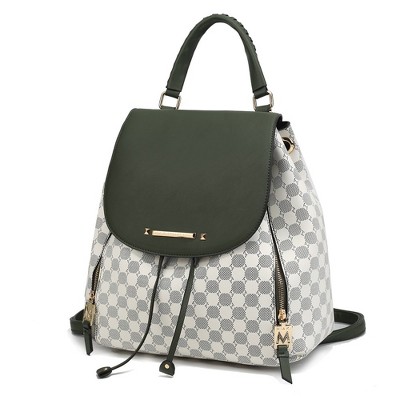 MKF Collection Kimberly Backpack Circular Print Tote Bag by Mia K