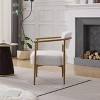 GDFStudio Kira Modern Upholstered Dining Chair - 3 of 4