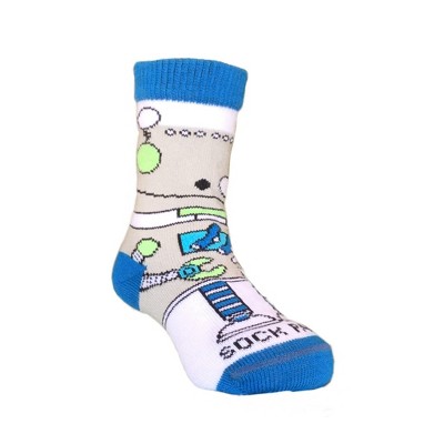 Robbie The Calculating Robot Socks - Infant (0-1) From The Sock Panda ...