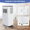 10000Btus Portable Air Conditioner 3-in-1 AC Unit With Cooling / Dehumidifier/ Fan Modes / Remote Control - 2 of 4