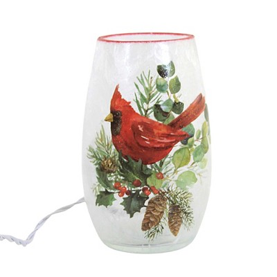 Stony Creek 5.25 In Pine Boughs & Birds Small Lighted Accent Pre-Lit Electric Christmas Novelty Sculpture Lights