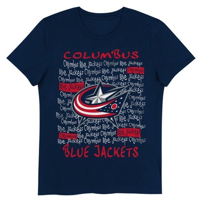 NHL Columbus Blue Jackets Girls' Crew Neck T-Shirt