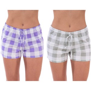 Just Love Womens Pajama Shorts  Soft Cotton Lounge Sleep Shorts with Drawstring Waist - 1 of 3