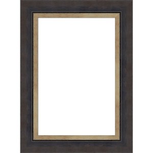 Amanti Art Hammered Charcoal Tan Framed Dry Erase Magnetic Board - 1 of 4