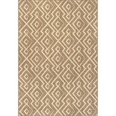 Nuloom Sammi Geometric Trellis Indoor and Outdoor Patio Area Rug