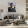 Stupell Industries Abe Lincoln with Cellphone Canvas Wall Art - 2 of 4