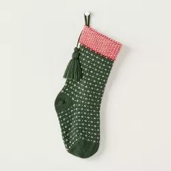 Sweater Fleck Jacquard Knit Christmas Stocking - Hearth & Hand™ with Magnolia