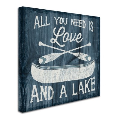 Trademark Fine Art -BBB Sales Only Laura Marshall 'Up North I' Canvas Art