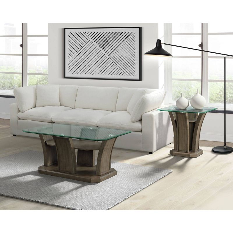 Simms Rectangular Coffee Table Gray - Picket House Furnishings, 2 of 9