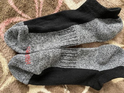 Hanes Premium Men's Cushioned No Show Socks 3pk - Black 6-12 : Target