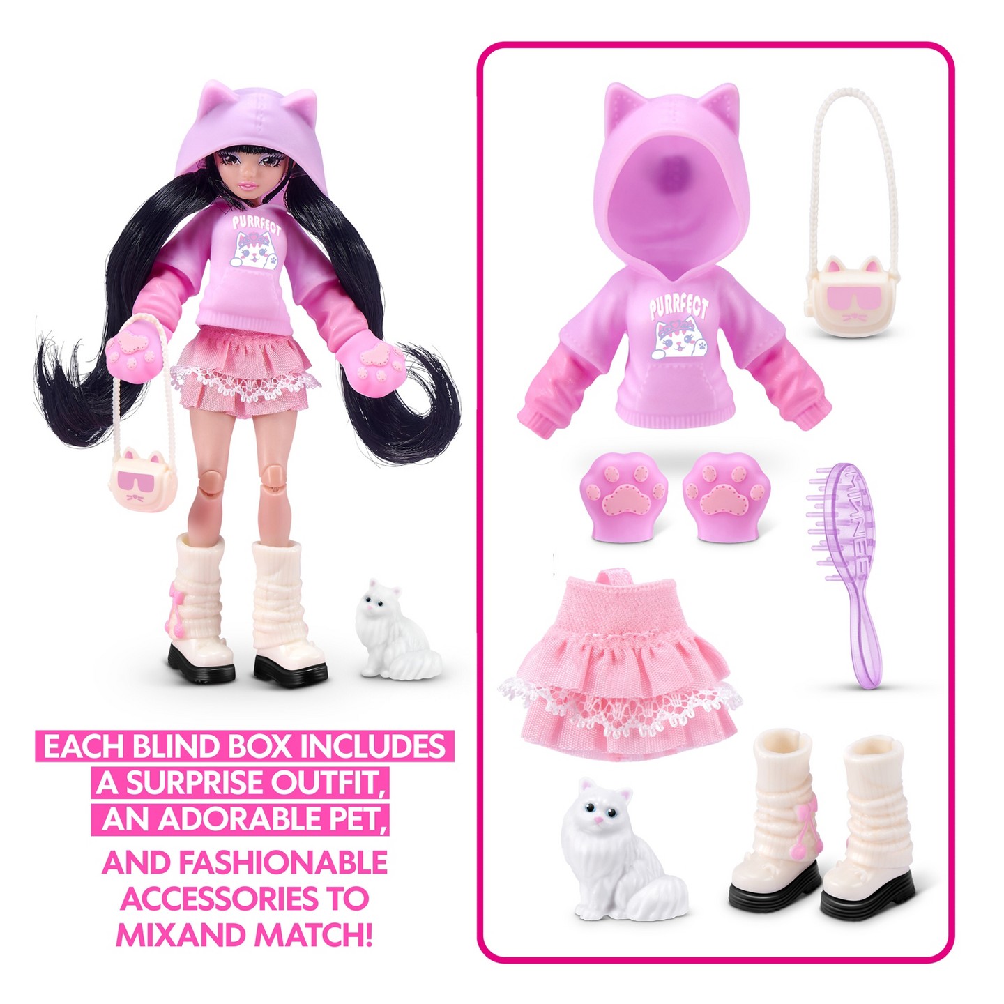 Детская кукла Minnee Core Fashion Doll Series - 1 — фото 4