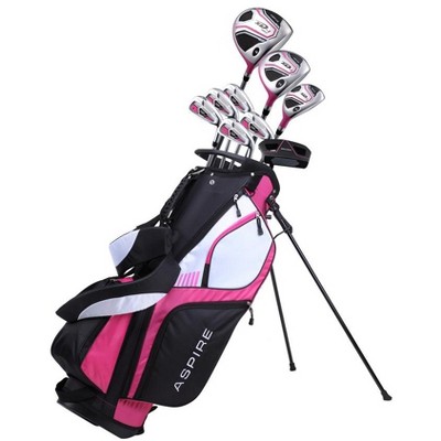 Aspire Xd1 Womens Complete Right Hand 14 Piece Golf Club Package Set ...